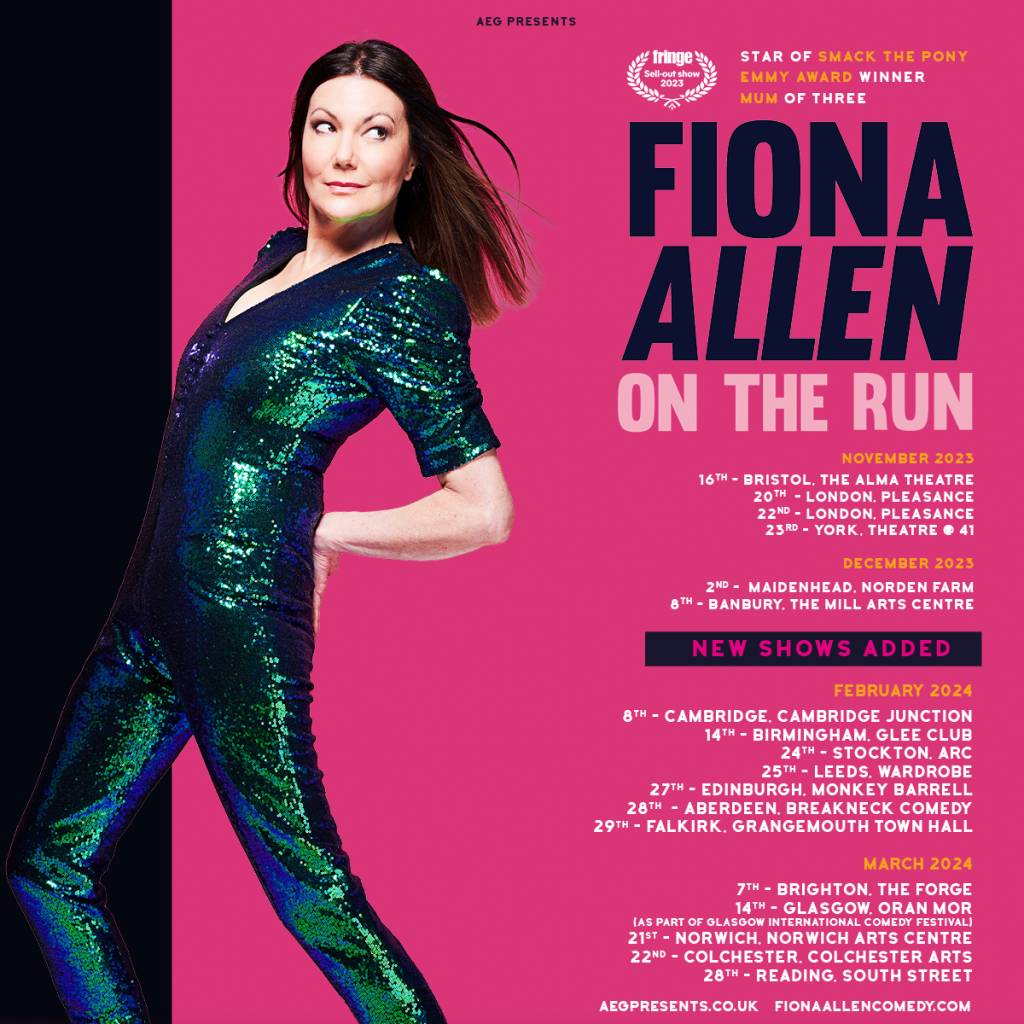 fiona allen on the run tour dates